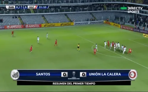 El gol del Sacha Sáez en la visita de La Calera contra Santos que fue mal anulado.