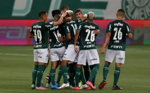 Kuscevic festejó una notable victoria junto a Palmeiras. | Foto: Agencia Uno