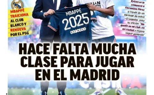 Marca se tiró sin filtro contra Mbappé.