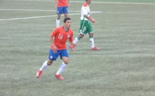 Nayel Mehssatou defendió la camiseta de La Roja Sub-17 en dos partidos en 2019. | Foto: @naye11.m