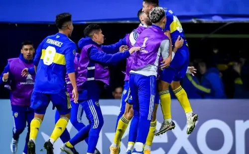 El juvenil Alan Varela marcó su primer gol con Boca Juniors. (Foto: Getty Images)
