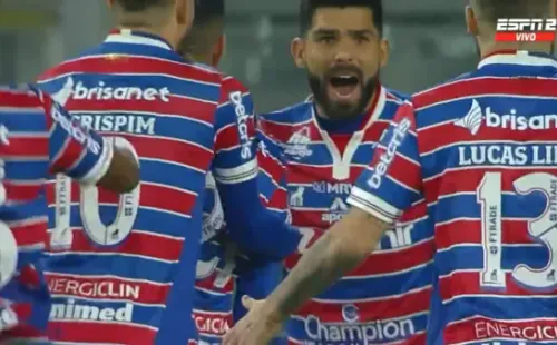 Silvio Romero abrió la cuenta en el Monumental. (Foto: Captura Espn)