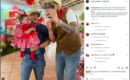 Daddy Yankee dedica potentes palabras a su manager.(Foto: Instagram)