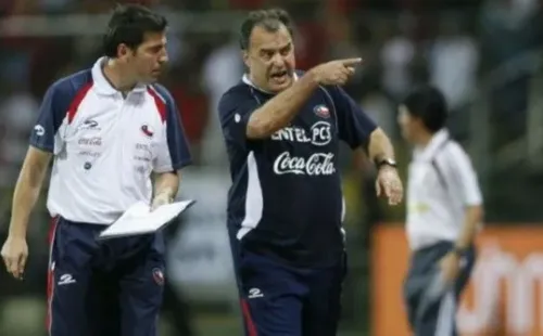 Berizzo fue parte del cuerpo técnico de Marcelo Bielsa en Sudáfrica 2010.