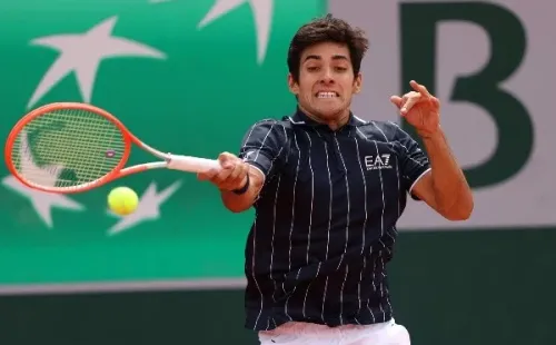 Garin se lució ante Ivashka para meterse en tercera ronda de Roland Garros. | Foto: Getty
