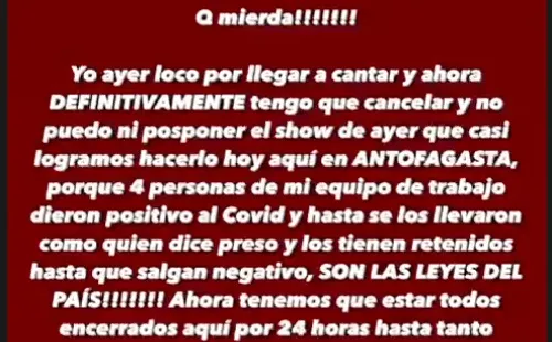 Anuel en Chile: La razón por la que se cancelaron 2 shows.(Foto: Instagram)