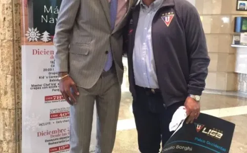 La foto de los protagonistas en Ecuador.