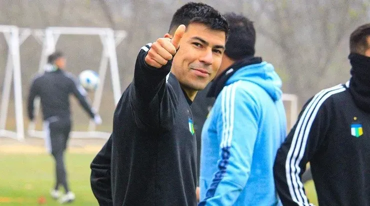 Tomás Alarcón dijo presente en el entrenamiento de O’Higgins. Foto: Comunicaciones O’Higgins