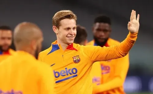 Frenkie De Jong manifestó sus deseos de seguir en Barcelona. (Foto: Getty Images)