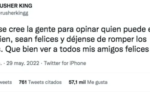 Rusher King se enfurece por críticas a relación con China Suárez.(Foto: Twitter)