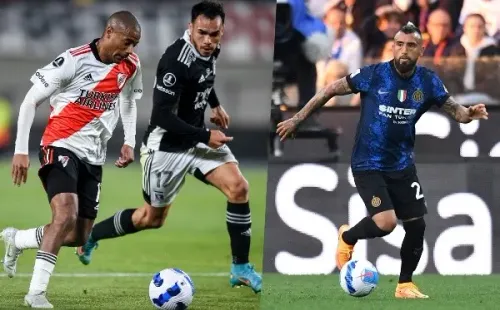 “Lele” Adani pidió a Nico de la Cruz, que marcó un gol ante Colo Colo por Copa Libertadores, para sustituir a Vidal en Inter. | Foto: Getty