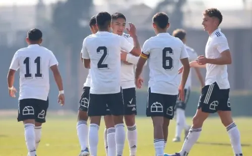 Joan Cruz y Luciano Arriagada en la goleada de Colo Colo proyección contra Rangers. (Foto: Colo Colo)