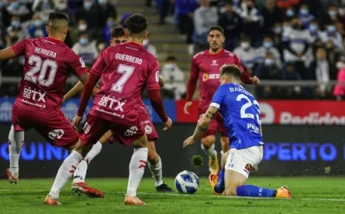 Bruno Barticciotto jugando en San Carlos ante La Serena (Agencia Uno)