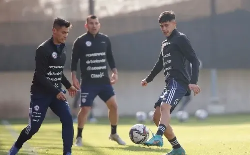 La selección chilena trabaja con todo en su primer día en Corea del Sur. La Roja no quiere desteñir en la gira por Asia. Foto: Comunicaciones ANFP