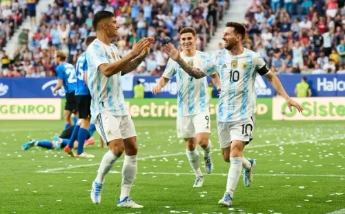Lionel Messi se despachó cinco goles ante una débil Estonia. (Foto: Getty Images)