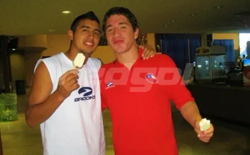 Vidal y Carlos Carmona comparten un heladito