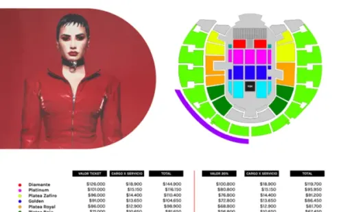 Demi Lovato confirma concierto en Chile.(Foto: DG Medios)