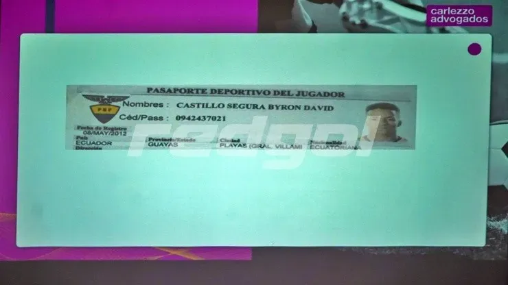 Luego se hace ver que el mismo Castillo fue inscrito por Norte América en 2012
