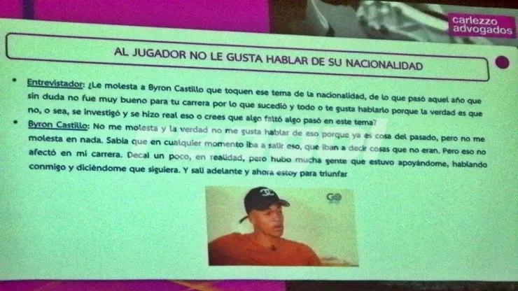 “Al jugador no le gusta hablar de su nacionalidad”