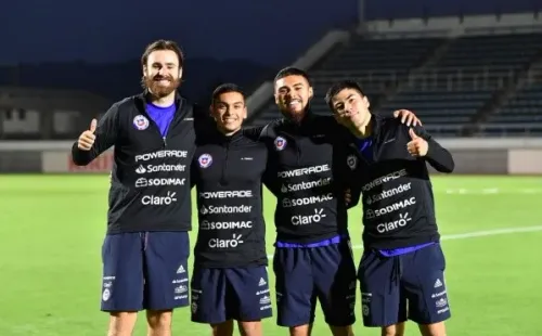 Ben Brereton, Nayel Mehssatou, Paulo Díaz y Tomás Alarcón