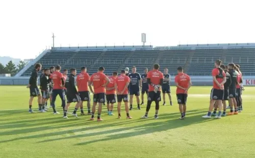 La selección chilena en Japón