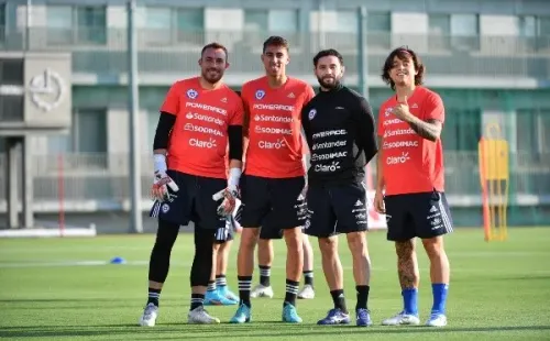 Sebastián Pérez, Diego Valencia, Eugenio Mena y Joaquín Montecinos