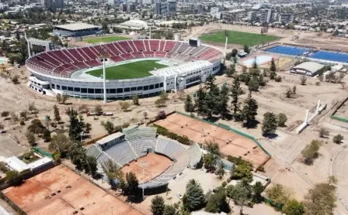 El Parque Deportivo Estadio Nacional se está construyendo desde 2020. | Foto: Santiago 2023