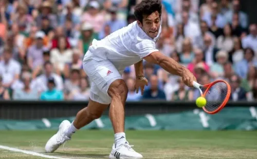 Garin debuta en la temporada de pasto 2022 en el ATP 500 de Halle. | Foto: Getty