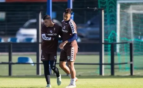 Horacio Tijanovich anotó los dos goles del triunfo de Platense ante Colo Colo en el amistoso. Foto: Comunicaciones Platense