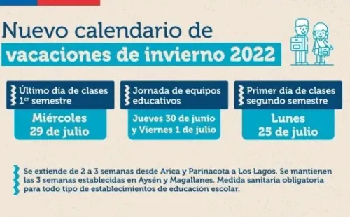 Calendario de vacaciones