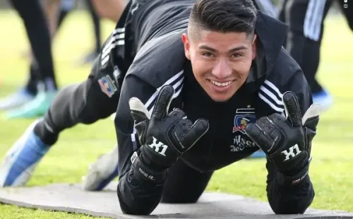 Brayan Cortés está teniendo una recuperación increíblemente rápida en Colo Colo. Foto: Comunicaciones Colo Colo