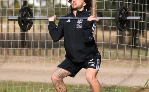 Maximiliano Falcón habló también de las sensaciones tras la intertemporada. (Foto: @ColoColo)