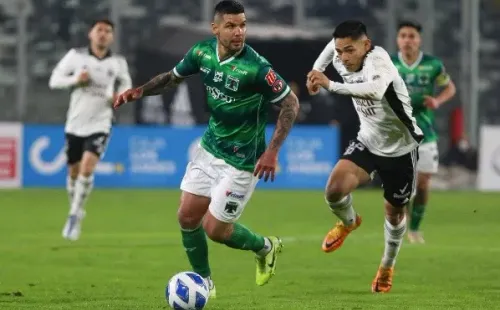 Joan Cruz volvió a ser titular y tuvo un correcto primer tiempo. Sin embargo, fue reemplazado en el descanso. Foto: Agencia Uno