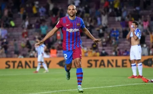 Martin Braithwaite no entra en los planes de Barcelona. (Foto: Getty Images)