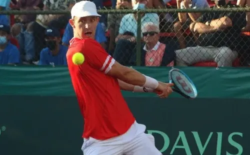 Nico Jarry retomó su puesto como la tercera mejor raqueta de Chile. | Foto: Agencia Uno