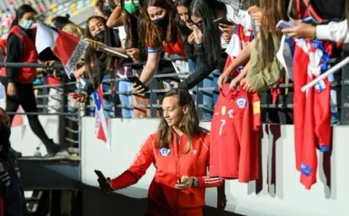 Christiane Endler sabe del cariño de la fanaticada chilena hacia ella. (Foto: Agencia Uno)