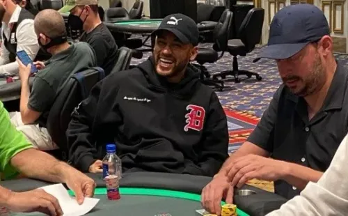 Neymar tuvo un mal debut en la Serie Mundial de Póker en Las Vegas. | Foto: WSOP