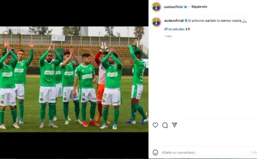 Audax prometió, y cumplió.