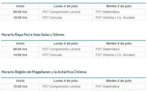 PTU de Invierno