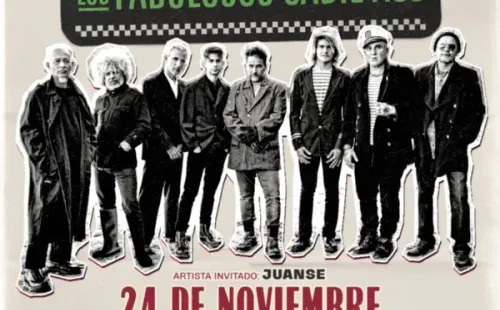Los Fabulosos Cadillacs reagendan concierto en solitario para Chile.(Foto: Lotus)