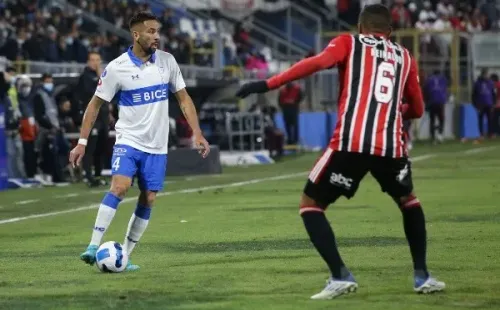Isla provocó el segundo gol de São Paulo con un lamentable error. | Foto: Agencia Uno