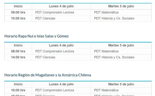 Información Demre