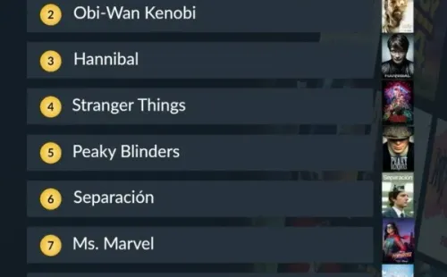 Las series y películas más vistas del streaming en junio.(Foto: JustWatch)