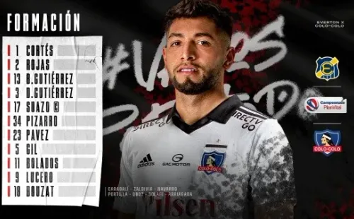 Formación de Colo Colo.