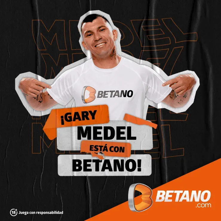 Gary Medel tiene nuevo equipo, y de esta forma lo presentó en redes sociales. Foto: Betano.