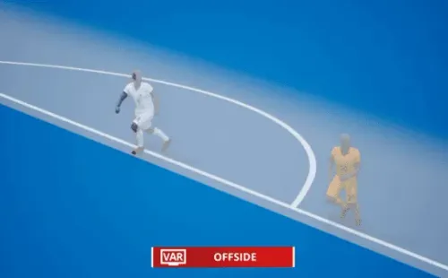 Así se verán los fuera de juego en Qatar 2022 con el nuevo sistema de VAR semiautomático y de alta precisión de la FIFA.