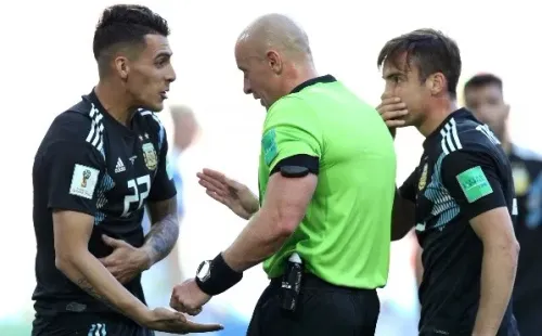 Cristian Pavón (22) en el partido que Argentina empató 1-1 ante Islandia en la primera jornada del Grupo D.