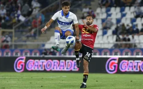 Saavedra recibió amarilla conta Unión Española.