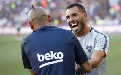 Tévez aborda el no de Vidal a Boca Juniors para llegar a Flamengo.