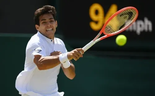 Garin la rompió en octavos de Wimbledon y quiere seguir haciendo historia. | Foto: Getty